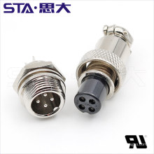 12M M12 GX12 2 3 4 5 6 7pin Male and Female Electrical Circular Aviation Connector